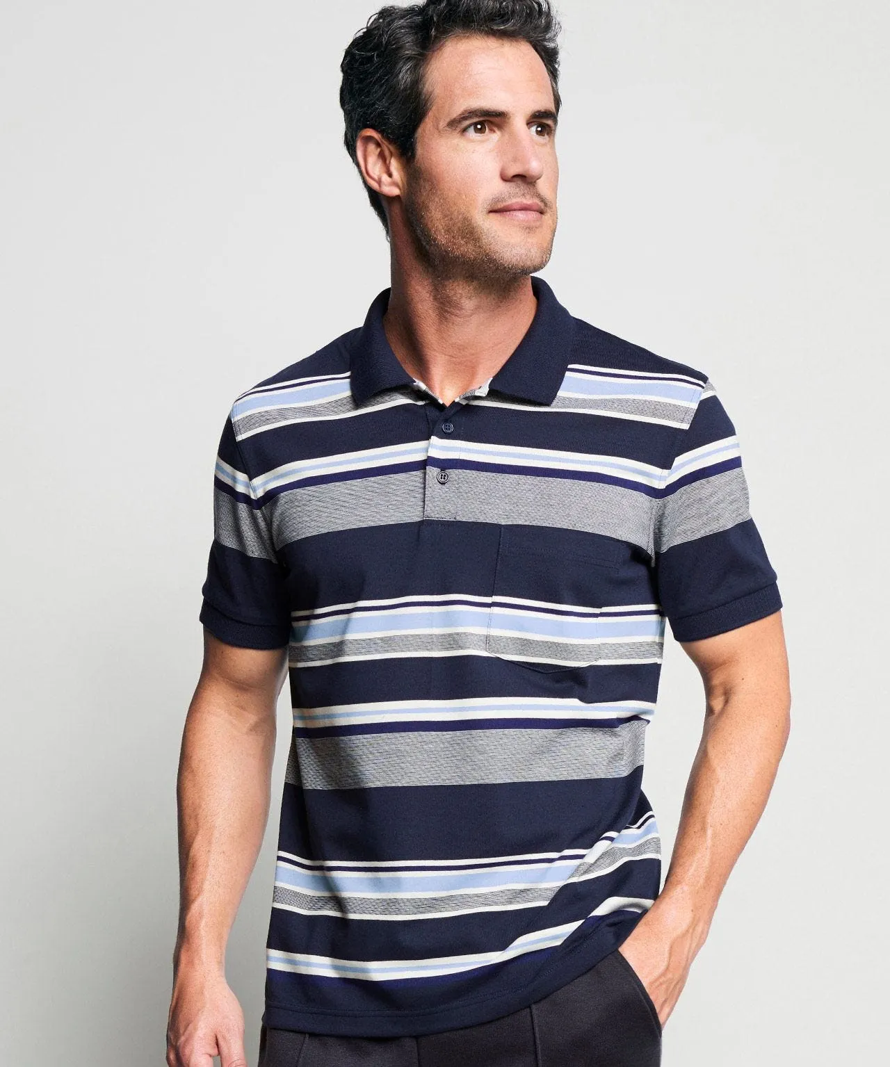 Stripe Polo Shirt