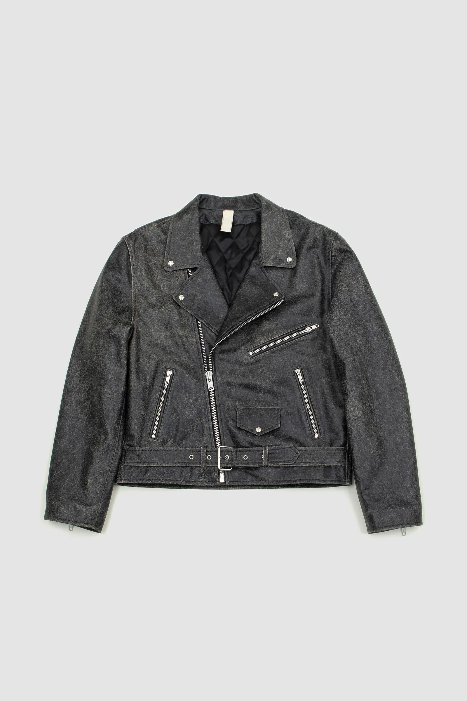 Sunflower Biker Jacket Washed Black