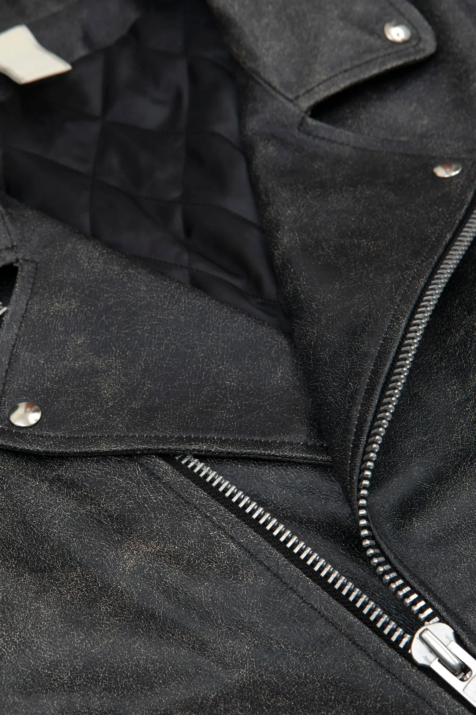 Sunflower Biker Jacket Washed Black