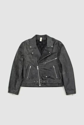 Sunflower Biker Jacket Washed Black