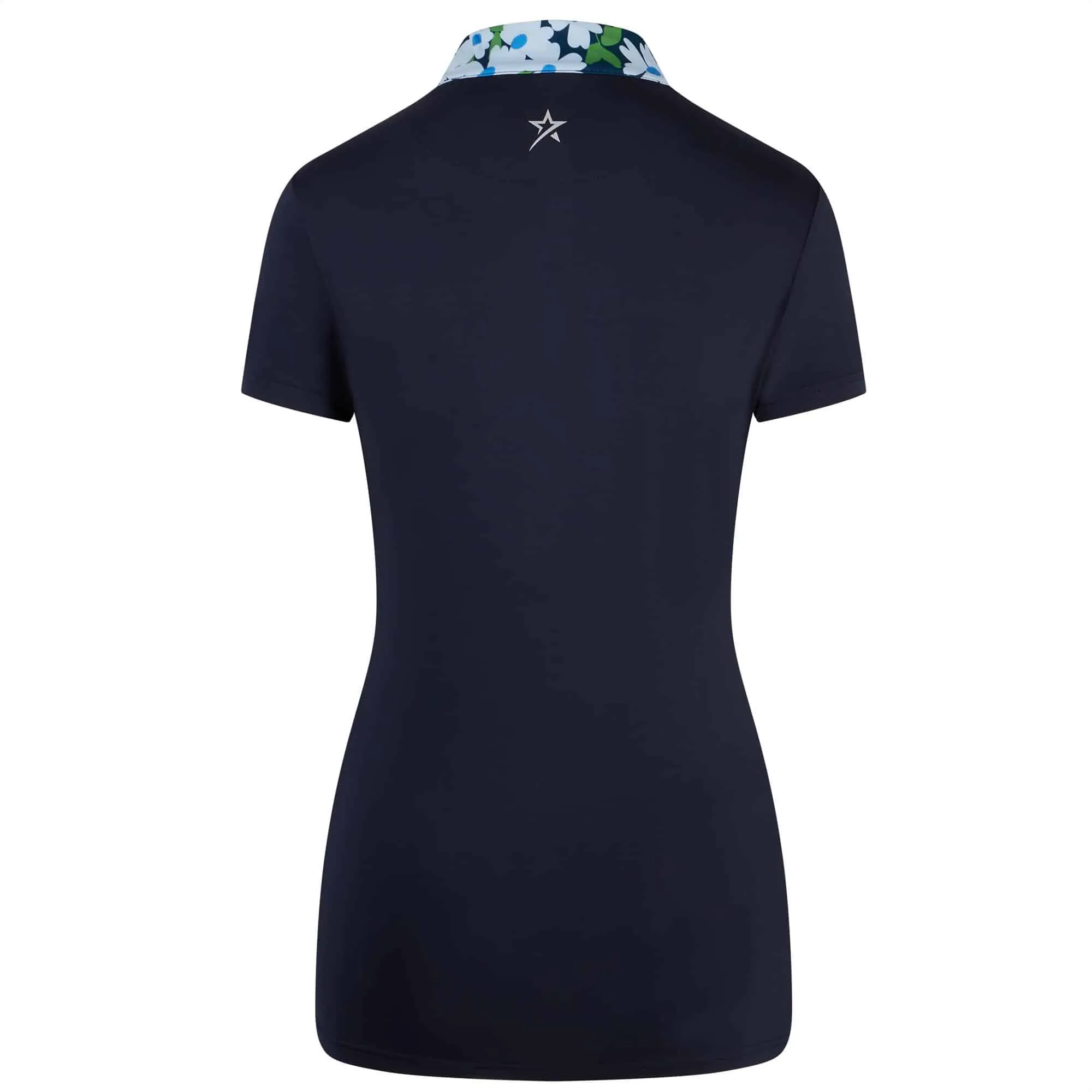 Swing Out Sister Clarissa Cap Sleeve Ladies Golf Polo Shirt Navy Blazer