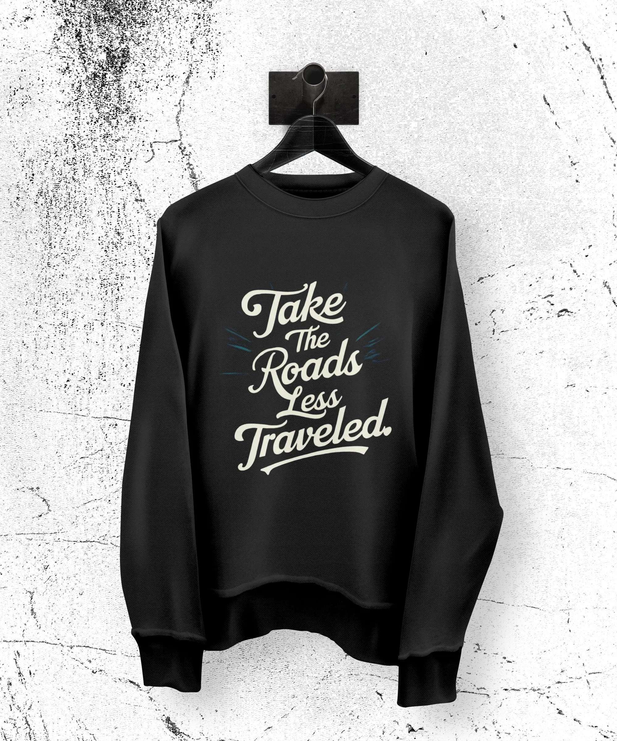 Take The Roads Less Traveled T-Shirt Inspirational Journey Graphic Tee