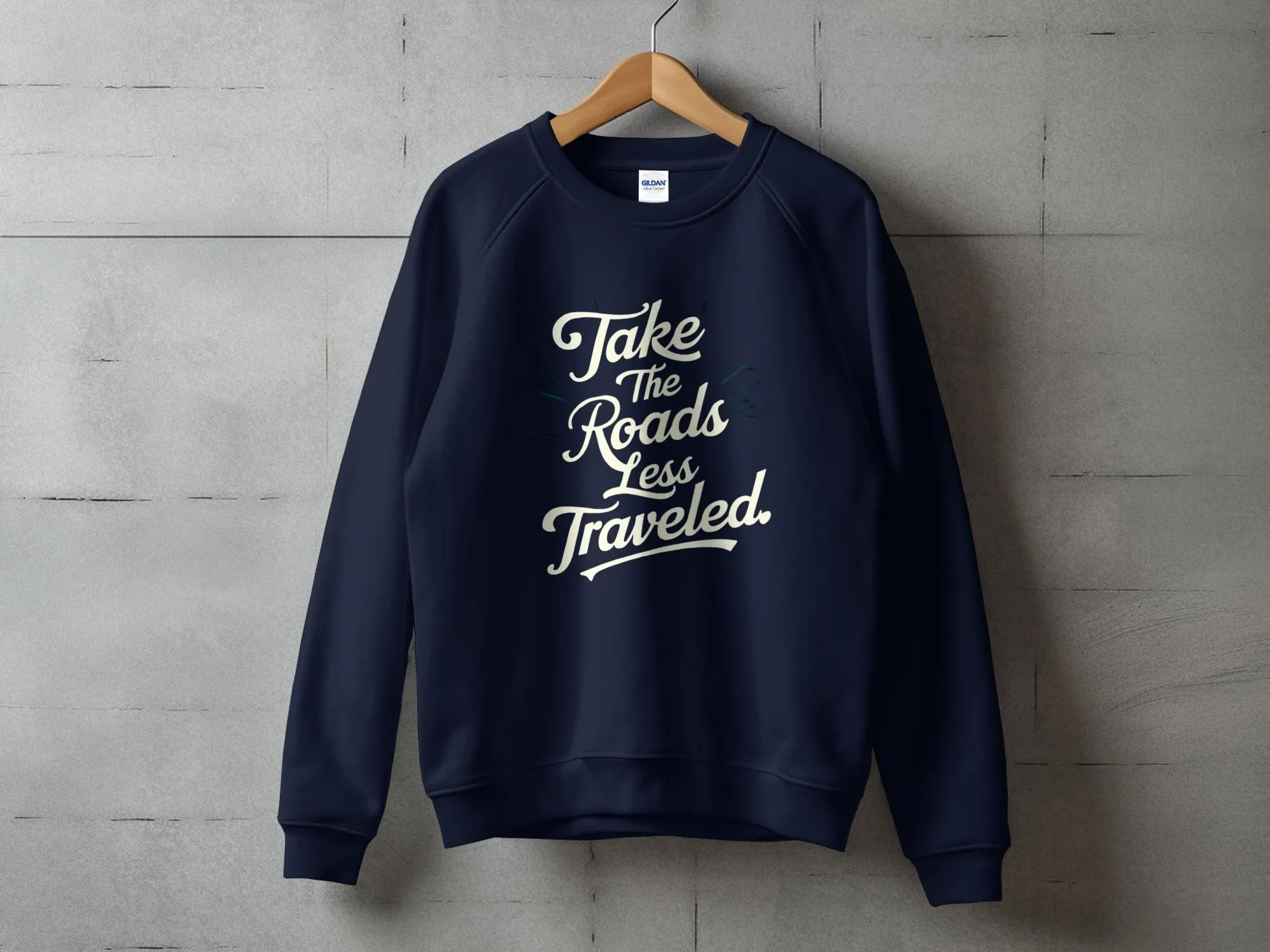 Take The Roads Less Traveled T-Shirt Inspirational Journey Graphic Tee