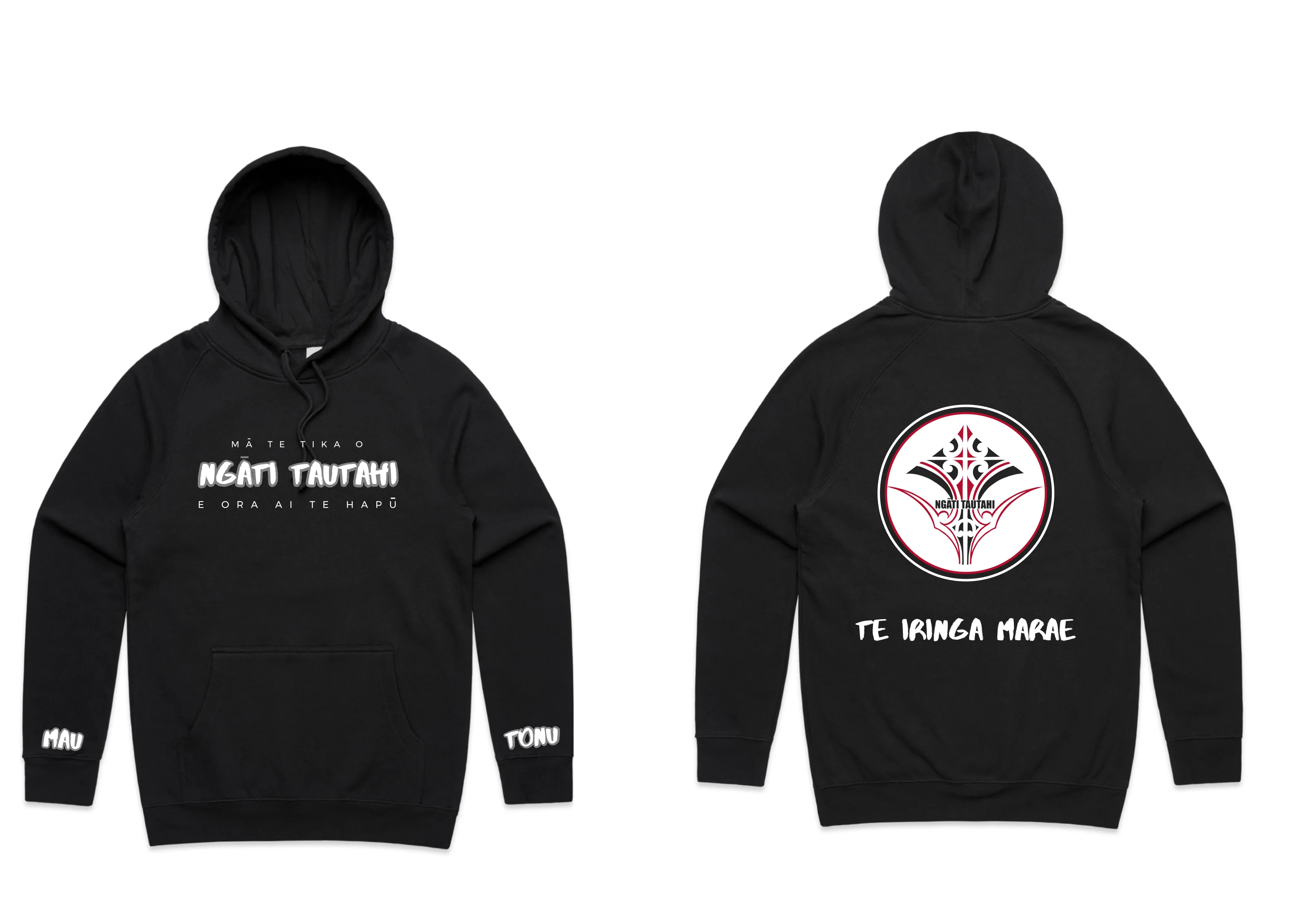 Te Iringa Marae Hoodie Adults - KUIA KAUMATUA HOODIES - Gold club 65+