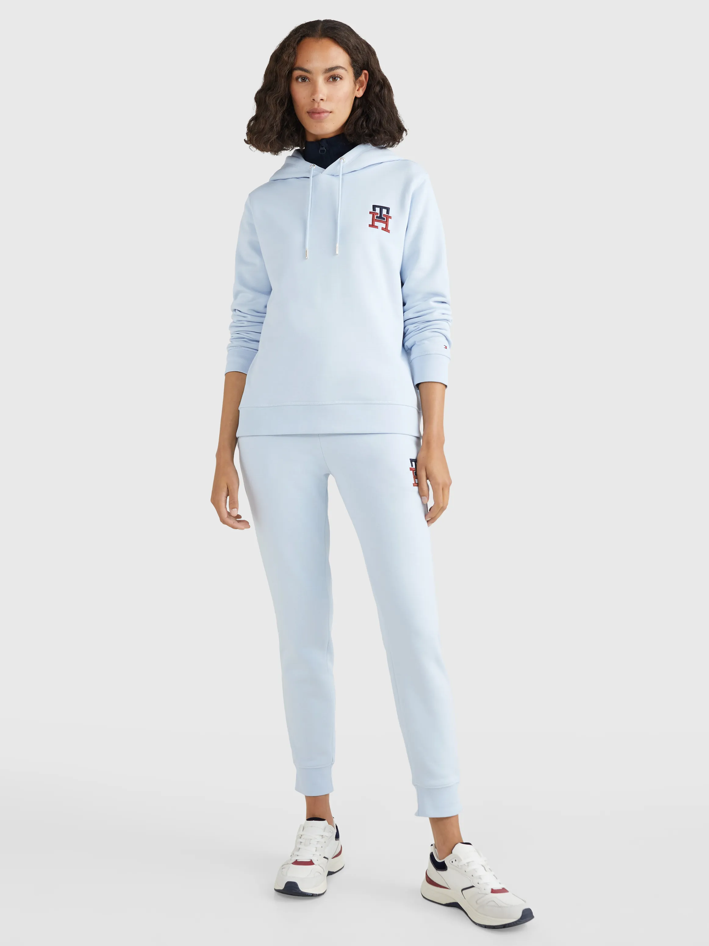 TH Monogram Embroidery Flex Fleece Hoodie | Sweatshirts & Hoodies | Tommy Hilfiger