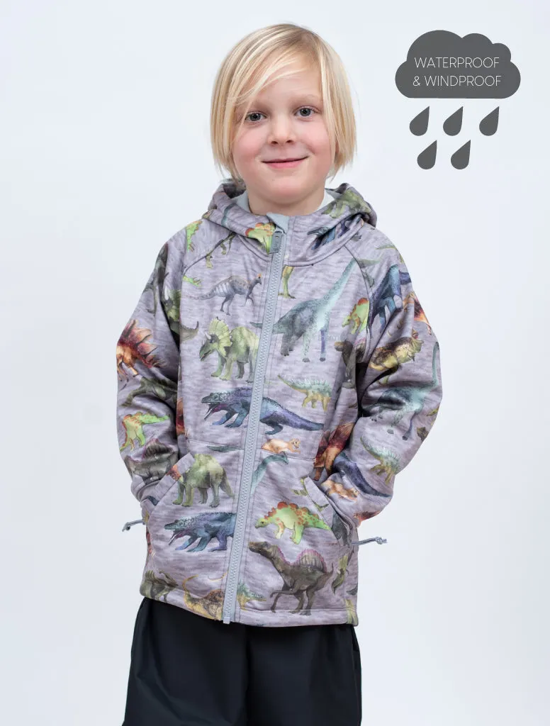 The All-Weather Fleece Hoodie - Dinosaur - KIDS