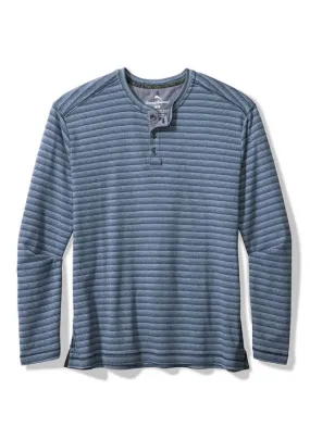 Tommy Bahama Shadow Bay Henley Navy Heather