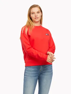 Tommy Jeans Badge Crew Sweatshirt | Sweatshirts & Hoodies | Tommy Hilfiger