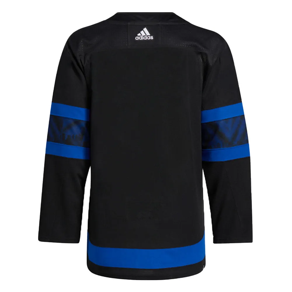 TORONTO MAPLE LEAFS x DREW HOUSE ADIDAS ADIZERO PRIMEGREEN AUTHENTIC BLACK REVERSIBLE THIRD JERSEY