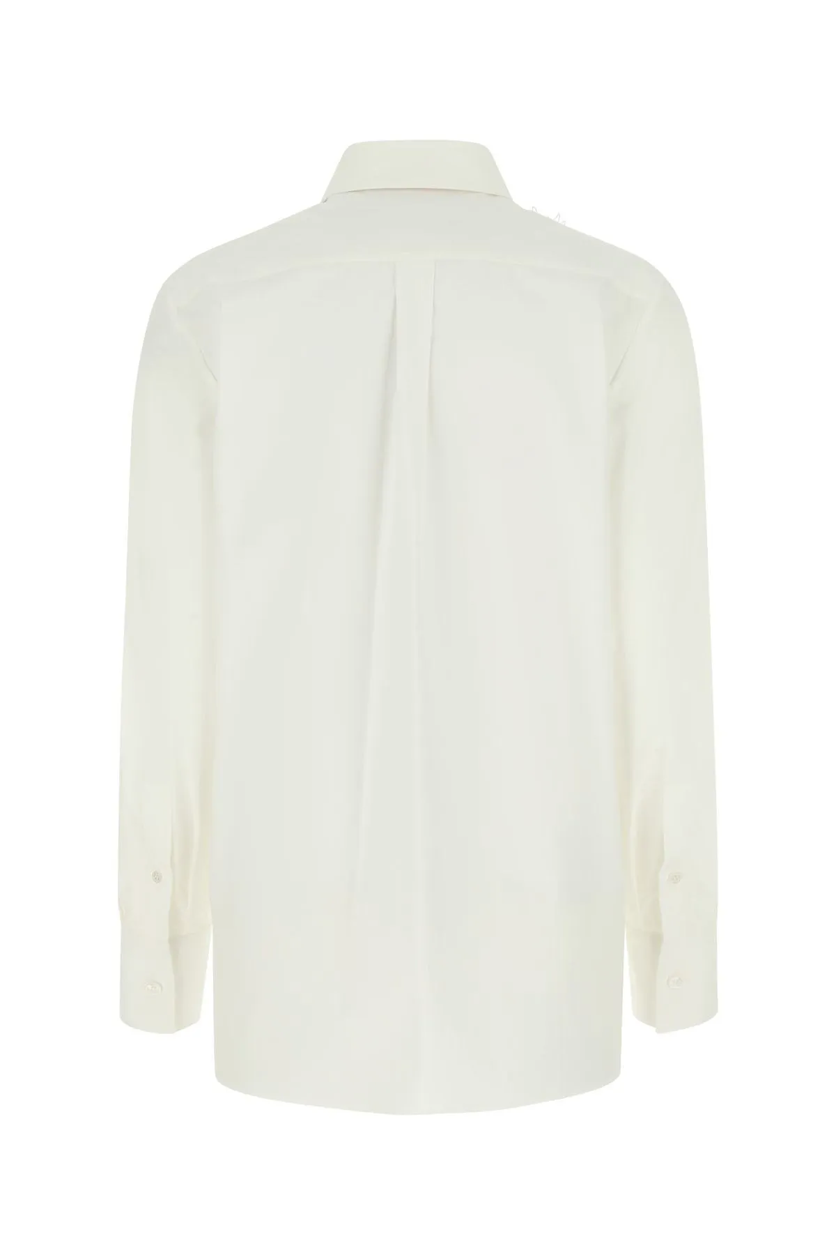 VALENTINO  |Embroidered Cotton Poplin Shirt