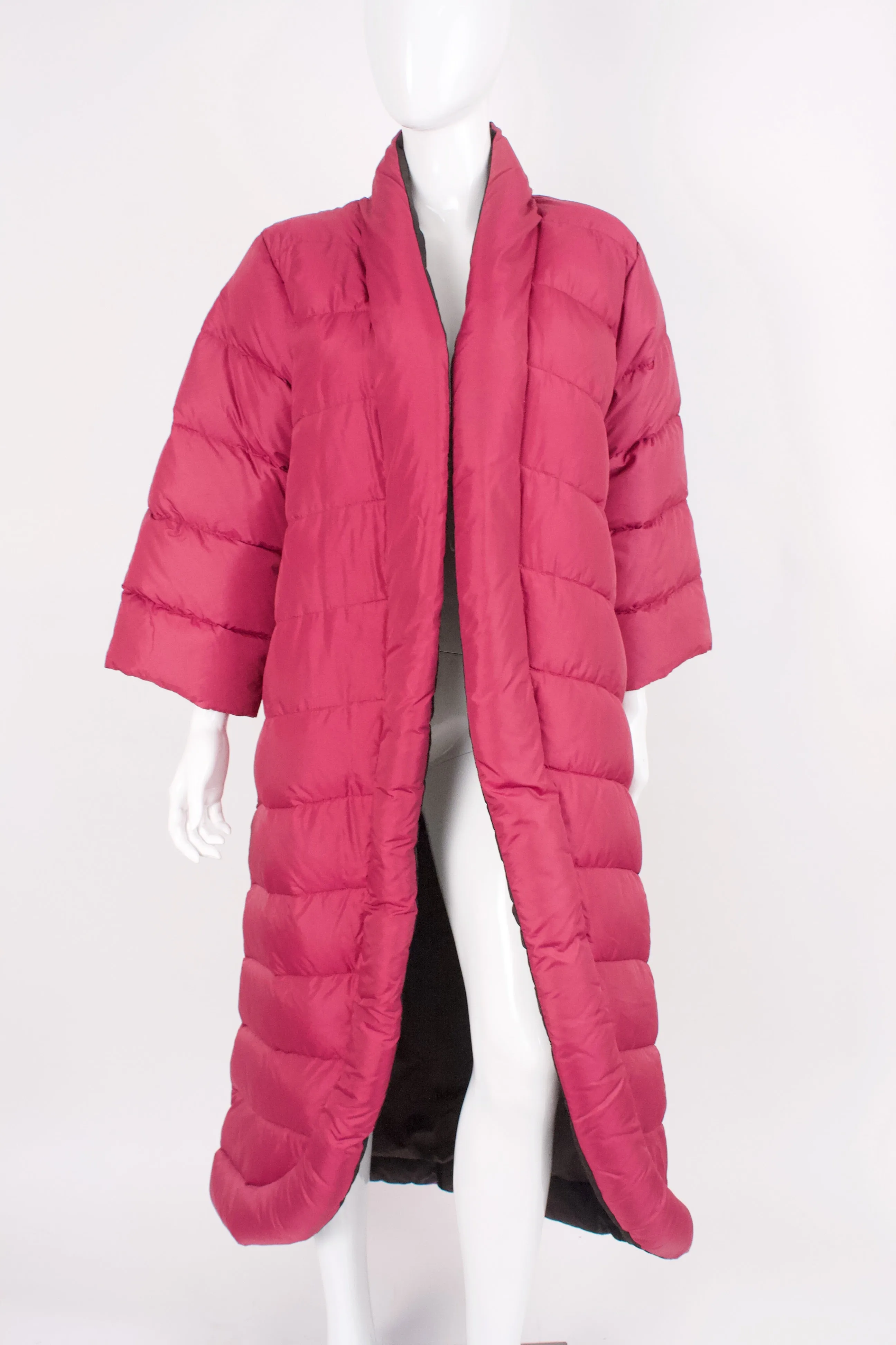 Vintage 80's BILL BLASS Quilted Down Coat