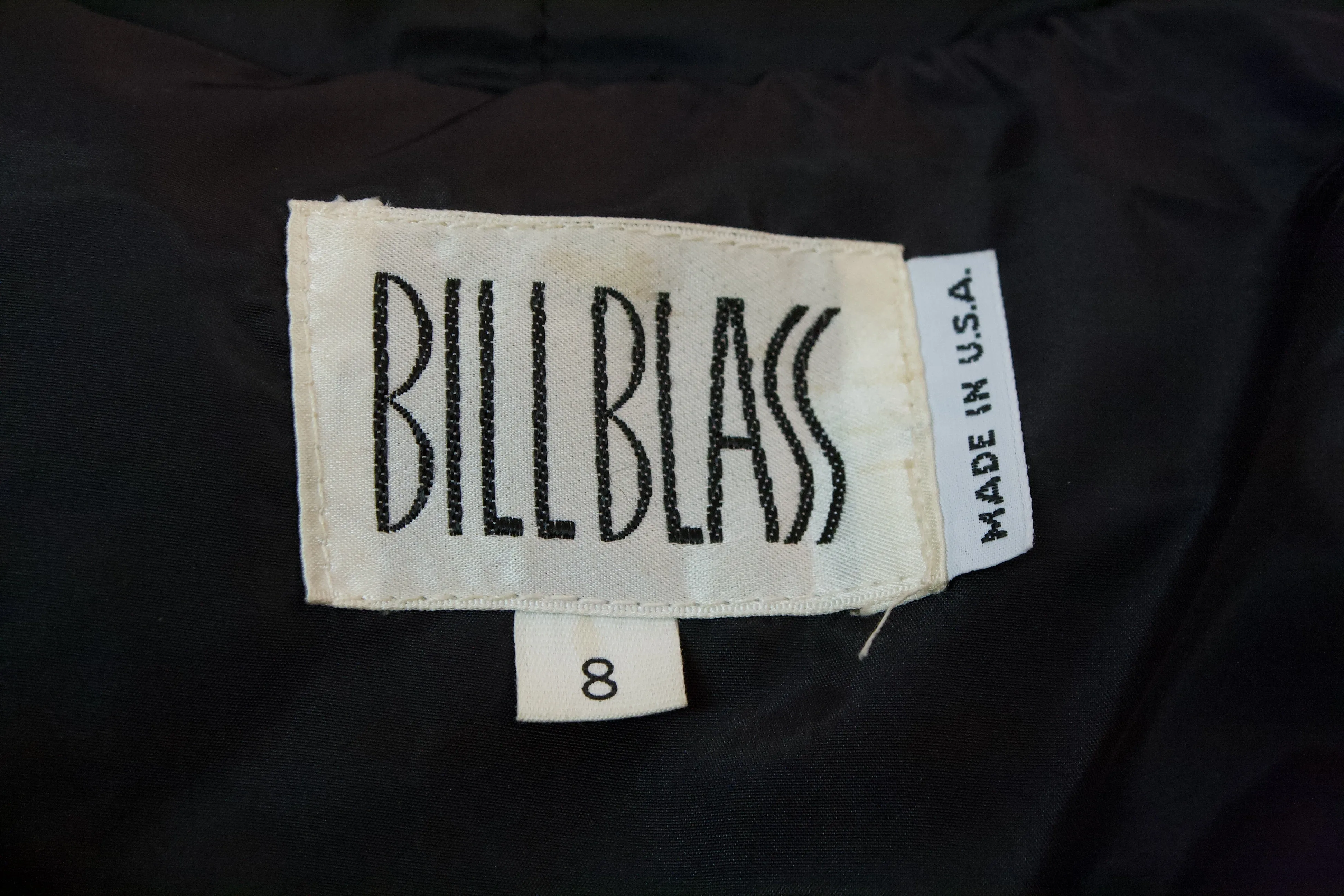 Vintage 80's BILL BLASS Quilted Down Coat