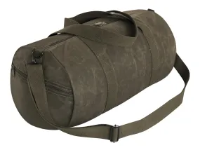 Waxed Canvas Shoulder Duffle Bag - 19 Inch