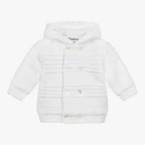 White Knitted Pram Coat 