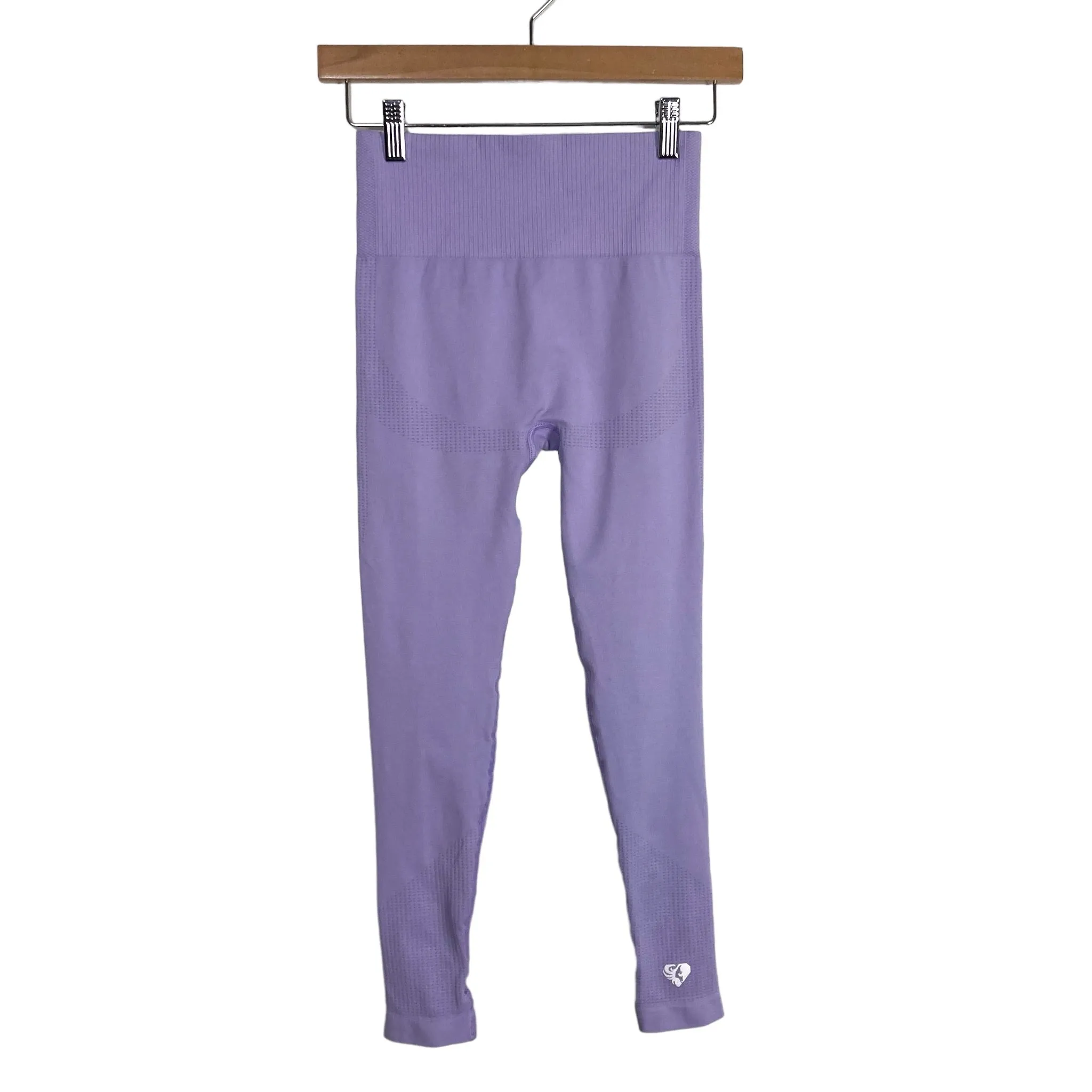 Women's Best Light Purple Leggings- Size ~S (see notes, Inseam 22”)