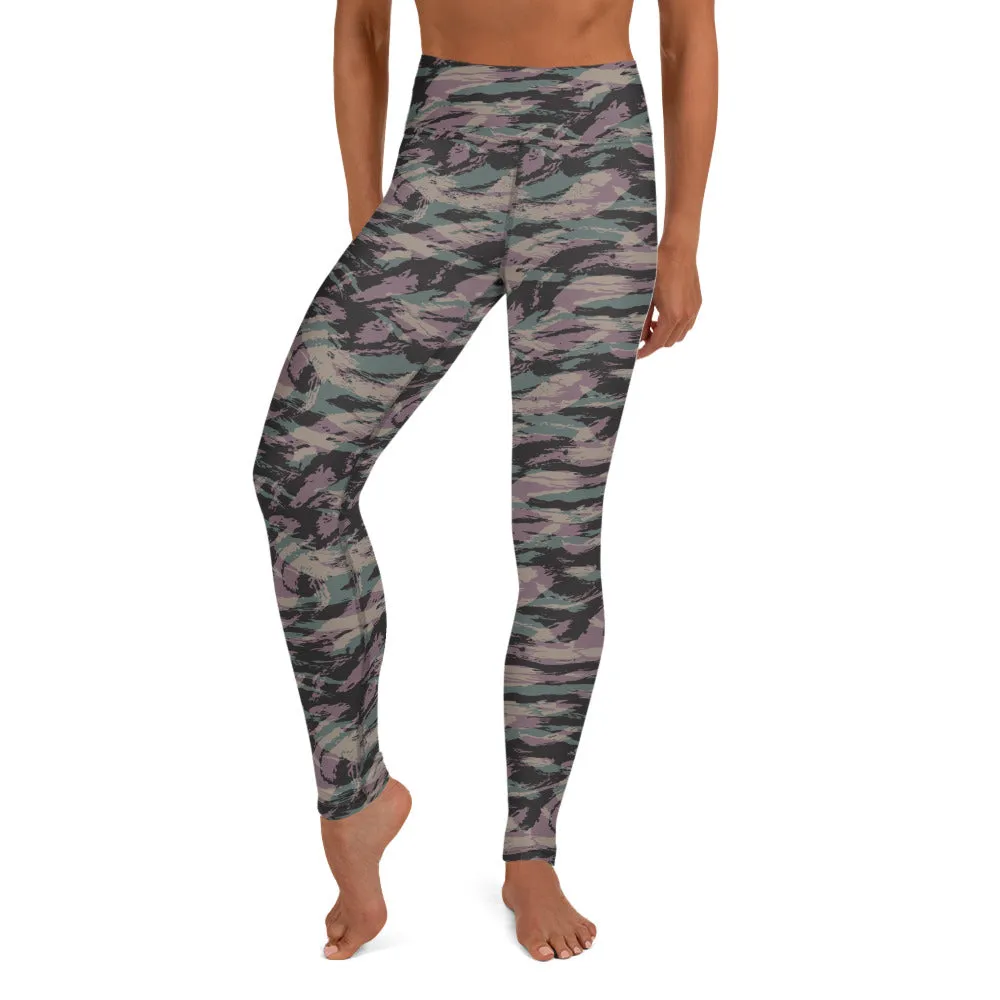 Yoga Leggings in Abstract Camo Print