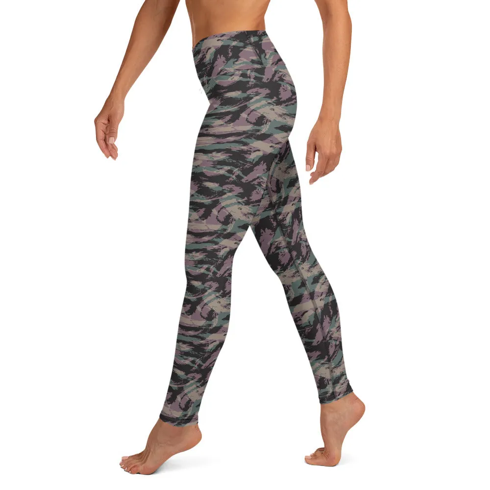 Yoga Leggings in Abstract Camo Print