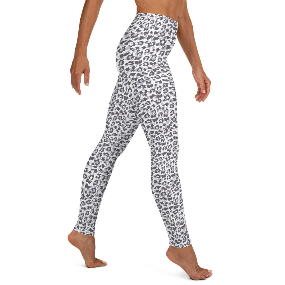 Yoga Leggings in Snow Leopard