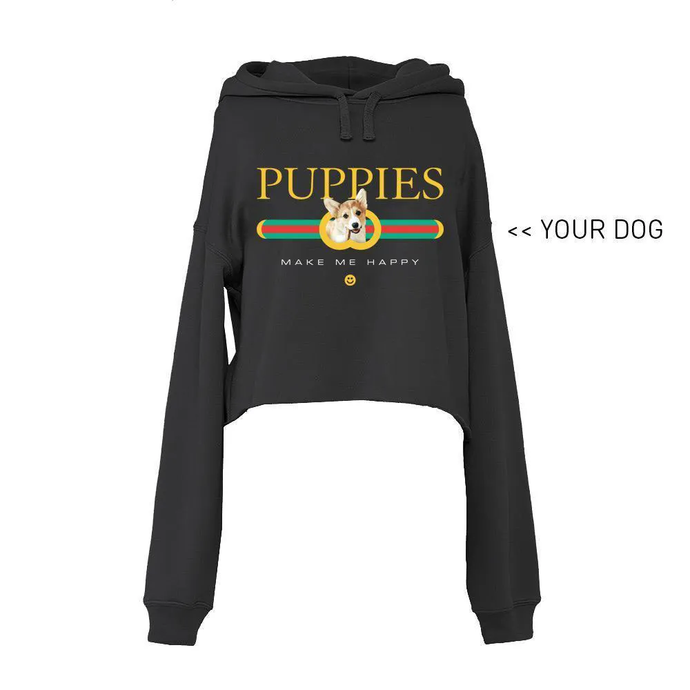 Your Dog Here - Pup Lux | Crop Hoodie