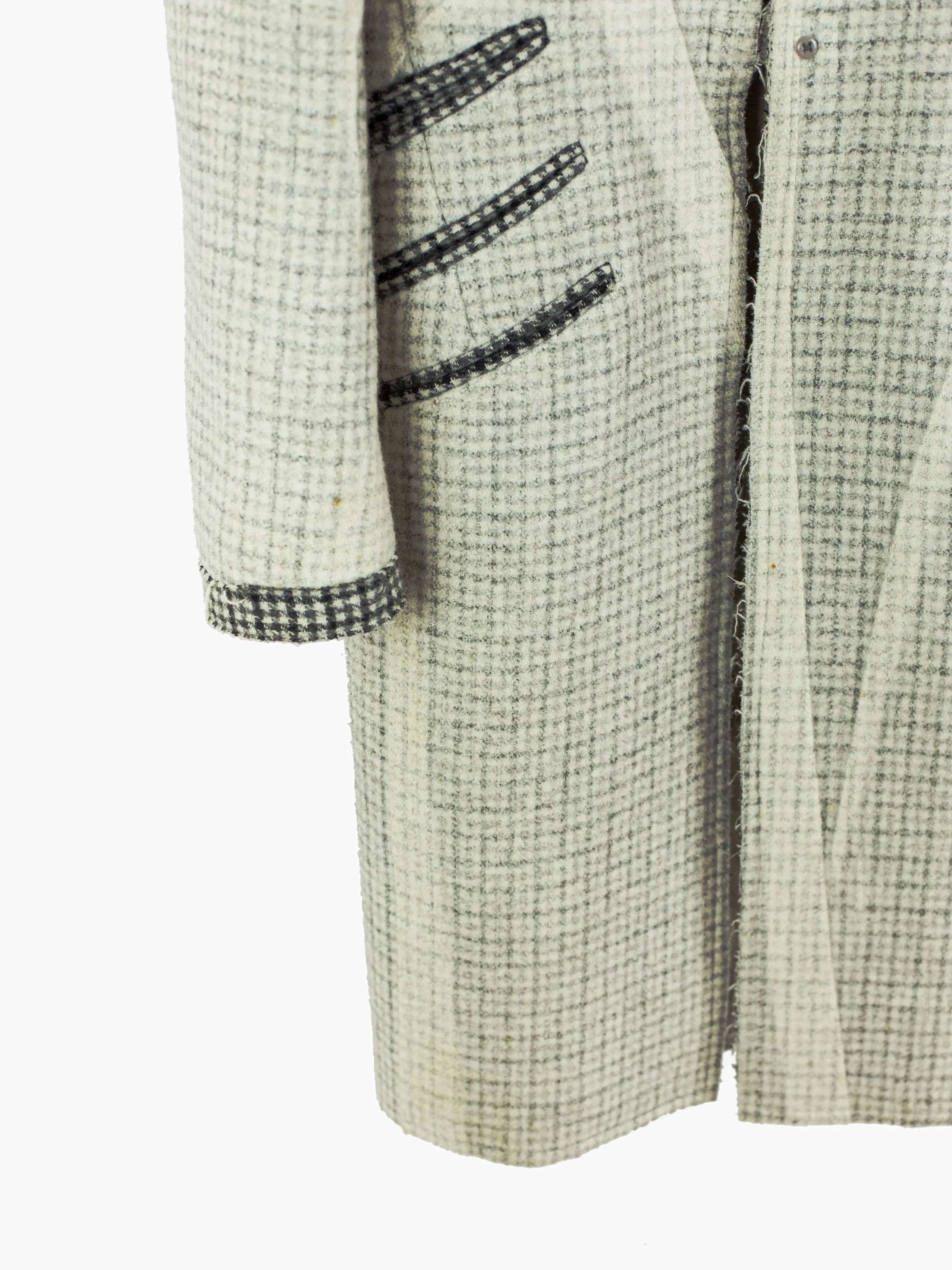 Yuji Yamada 90s Folded Effect Tailored Coat